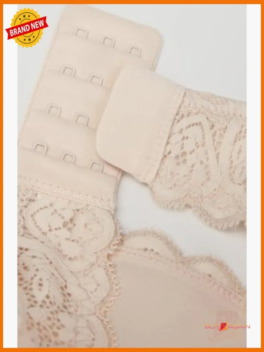 Lace Balconette Bra, Lightly Padded, Adjustable Straps, Wired, U-Back, Medium